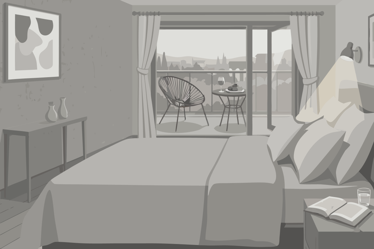 Chambre Simple Standard - Vue sur Parking